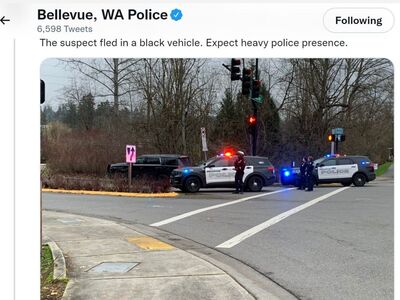 Bellevue police looking for suspect of bank holdups throughout Puget Sound last seen in Kelsey Creek Park